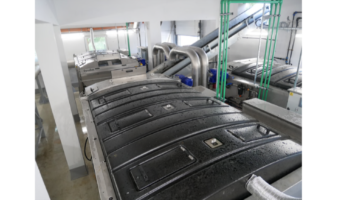 Instalacja filtrów taśmowych DynaBelt.